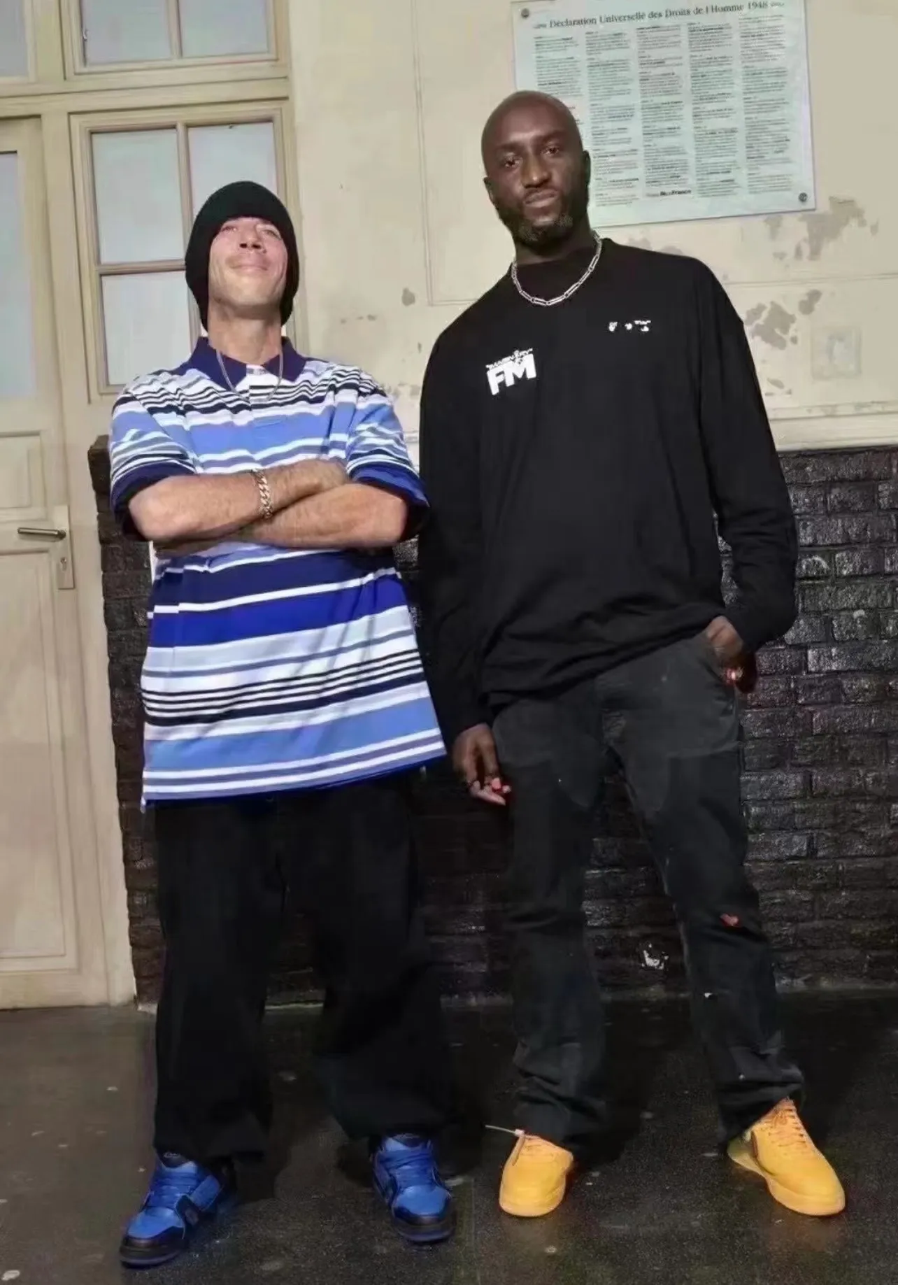 VIRGIL, the former LV design director, almost welded this treasure denim onto his body GALLERY DEPT. LA FLARE CARPENTER PANTS, the first generation of paint-splashed ink-washed flared logging trousers, Carhartt original modified overalls, blue and black S-XL